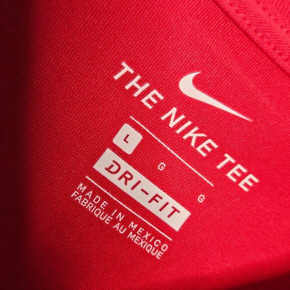 Ohio State University Shirt Mens Large Nike Dri Fit Basketball Long Sleeve Tee - Picture 2 of 11